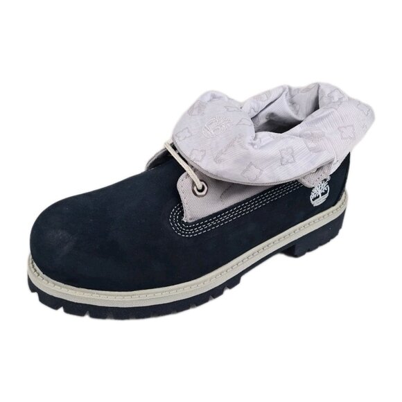 Timberland Script Roll Top Boots Little Kids Navy - Picture 12 of 12